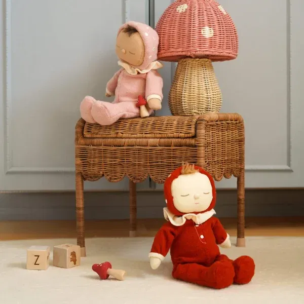 Bambola dudu DOZY DINKUMS Toadstool Moppet Red OlliElla