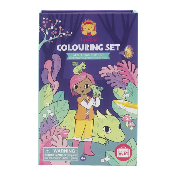 Cofanetto colouring set MYSTICAL forest TIGER TRIBE