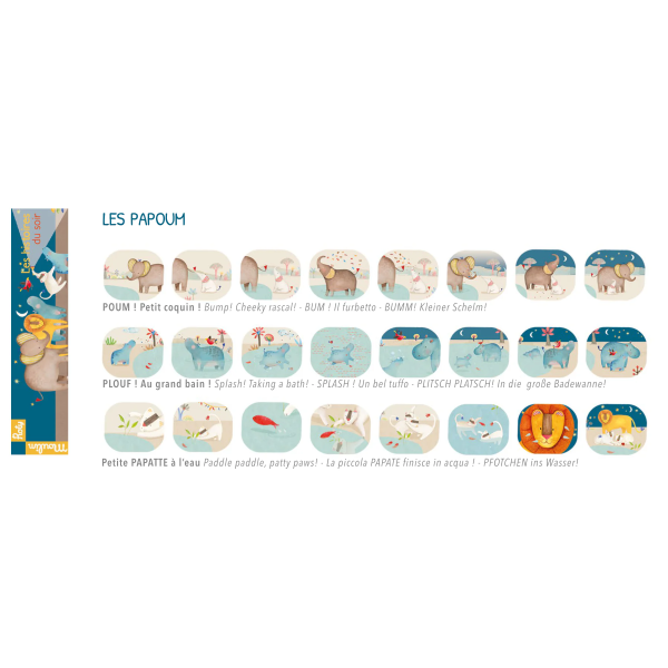 Confezione 3 dischi ricambio Les Papoum Moulin Roty