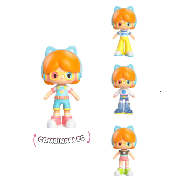 Figura in vinile crea combinazioni Mia Fashion dolls Dundun