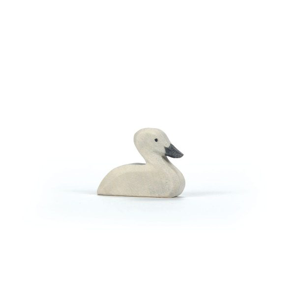Figura legno pulcino cigno - Ostheimer