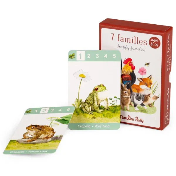 Gioco di carte delle 7 Famiglie Le Jardin Moulin Roty