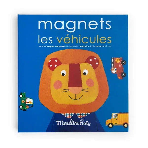 Gioco educativo magnetico I veicoli Popipop Moulin Roty