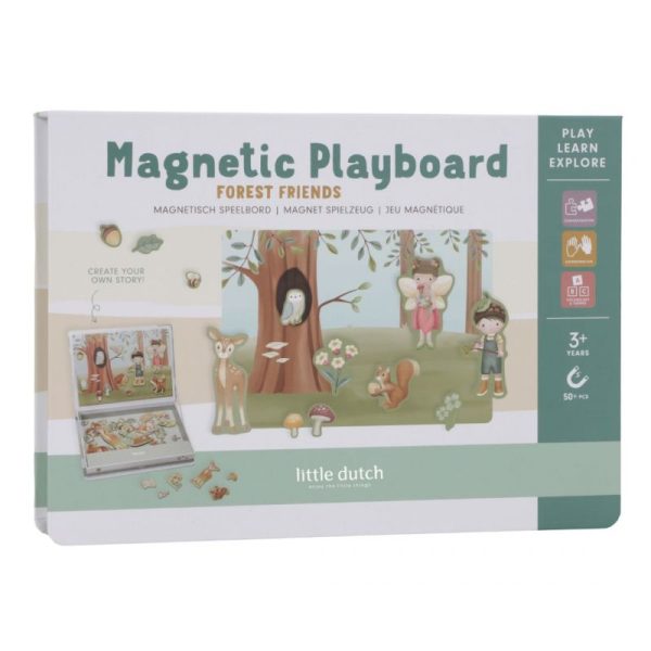 Gioco playboard magnetico con carte Forest friends Little Dutch