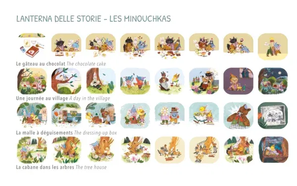 Lanterna delle storie Les Minouchkas Moulin Roty