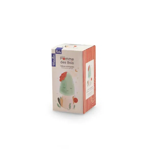 Luce notturna ricaricabile Pommes de Bois Moulin Roty