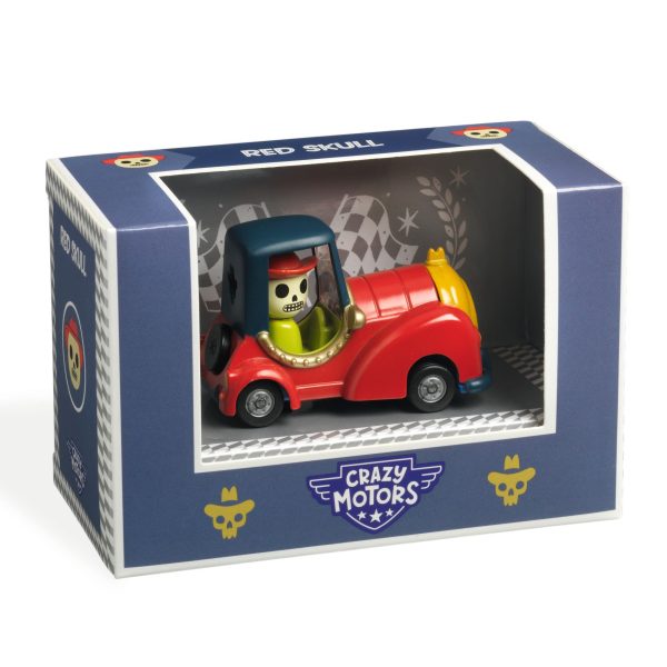 Mini Auto Crazy Motors Red skull Djeco