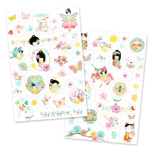 Set 2 fogli TATOO Sakura Djeco
