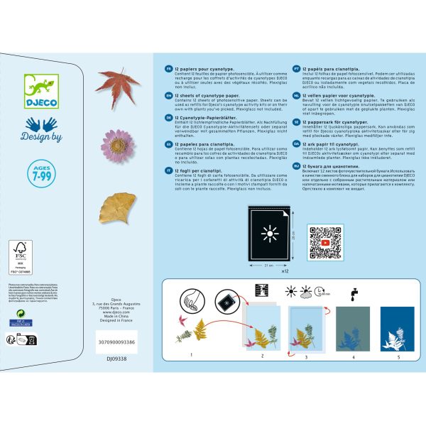 Set artistico carta CIANOTIPIA Djeco