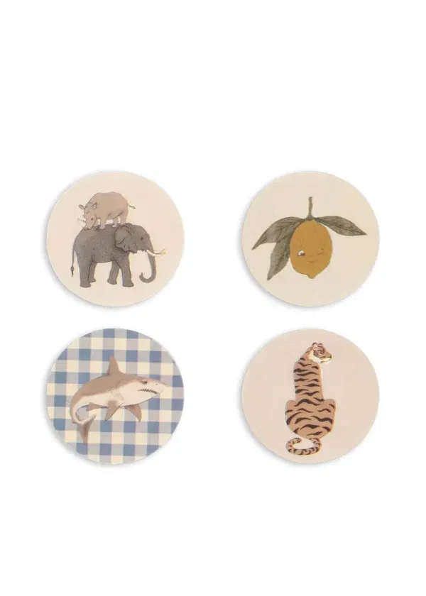 Set cerotti sagomati Blue mix Konges sløjd