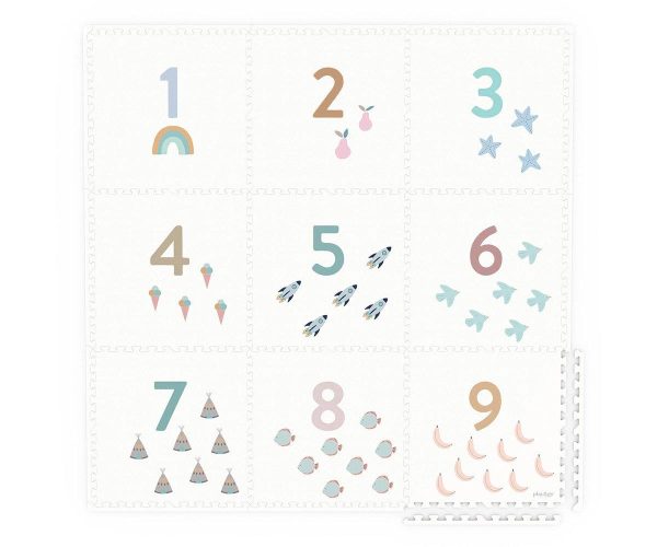 Tappeto componibile 2in1 Playmat Numbers 180x180 cm Play&go