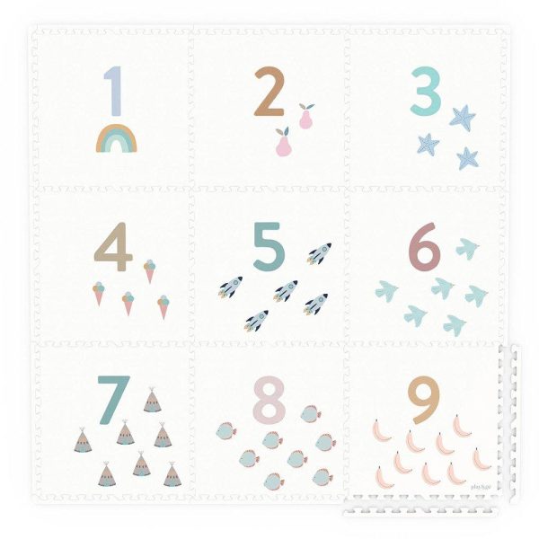 Tappeto componibile 2in1 Playmat Numbers 180x180 cm Play&go
