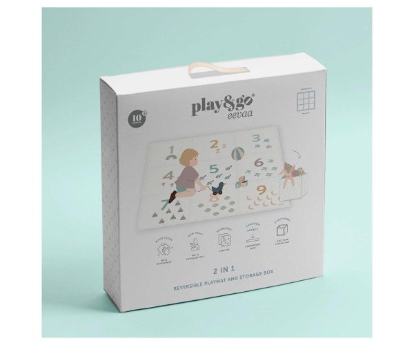 Tappeto componibile 2in1 Playmat Numbers 180x180 cm Play&go