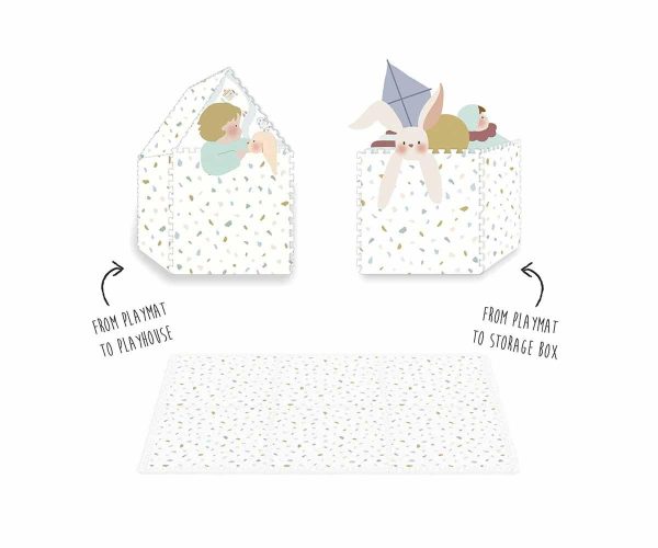 Tappeto componibile 2in1 Playmat Farm 180x120 cm Play&go