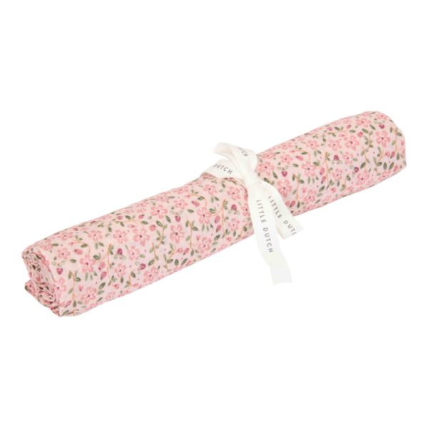 Telo di mussola fairy floral 120x120 Little Dutch