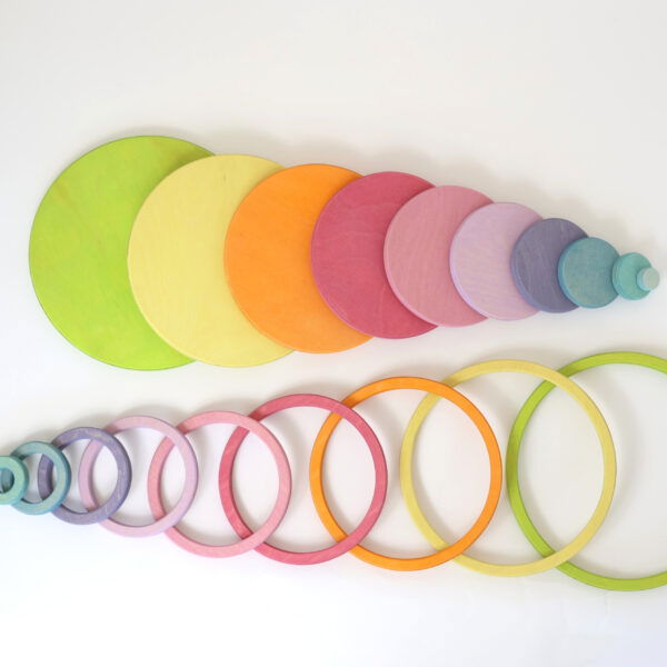 Concentric Circles and Rings pastel Grimm's