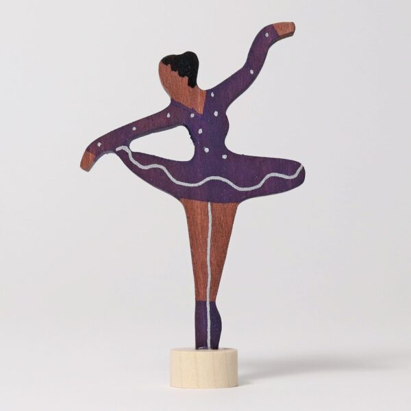 Figura decorativa legno ballerina lilla Grimm's