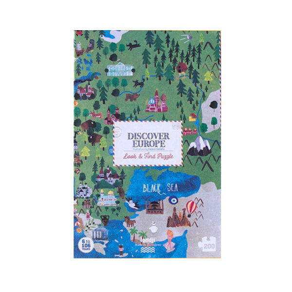 Gioco puzzle 200 pezzi DISCOVER EUROPE Londji