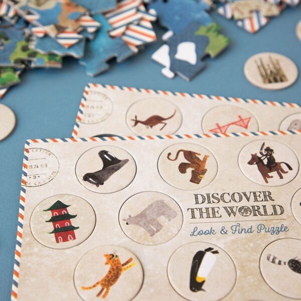 Gioco puzzle 200 pezzi DISCOVER THE WORLD Londji