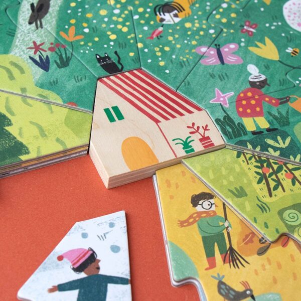 Gioco puzzle 4 Stagioni A HOME FOR NATURE Londji