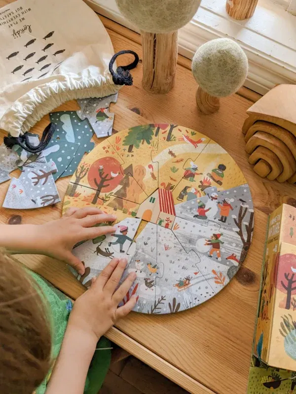 Gioco puzzle 4 Stagioni A HOME FOR NATURE Londji