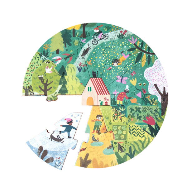 Gioco puzzle 4 Stagioni A HOME FOR NATURE Londji