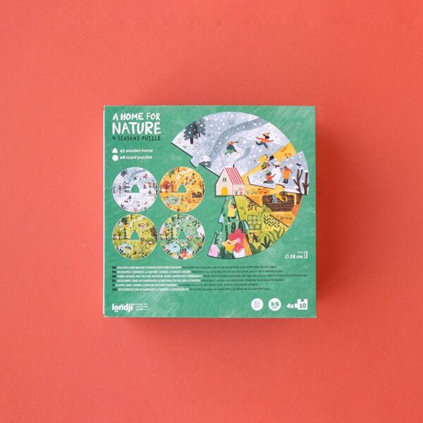 Gioco puzzle 4 Stagioni A HOME FOR NATURE Londji