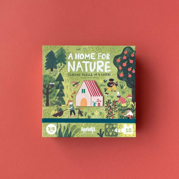 Gioco puzzle 4 Stagioni A HOME FOR NATURE Londji