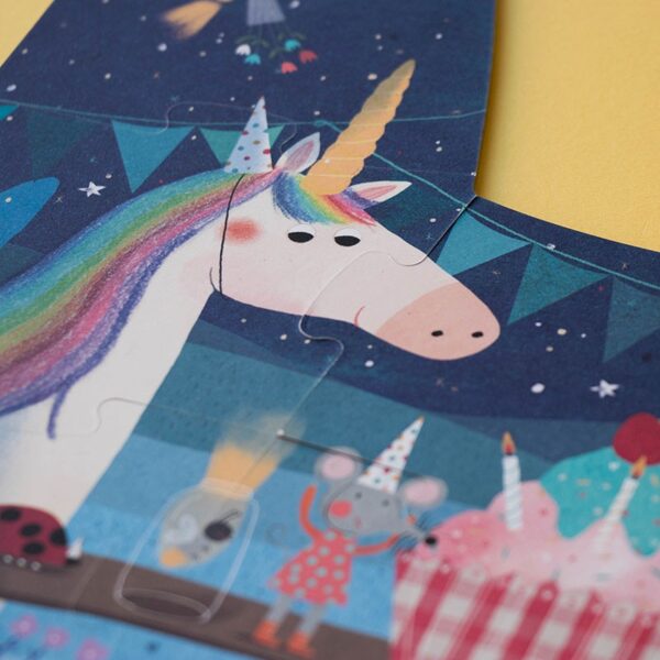 Gioco puzzle progressivo 5 soggetti UNICORN Londji
