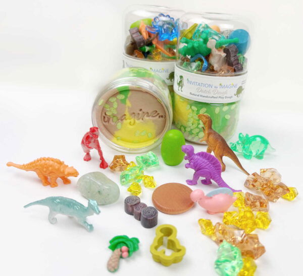 PLAY POT playdough Dinosaur Invitation to Imagine