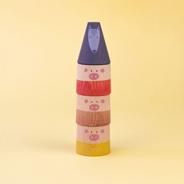 Set gioco Wooden Toy MY 3 LITTLE PIGS Londji
