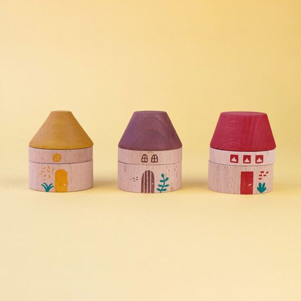 Set gioco Wooden Toy MY 3 LITTLE PIGS Londji