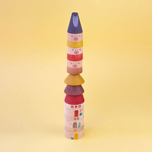 Set gioco Wooden Toy MY 3 LITTLE PIGS Londji