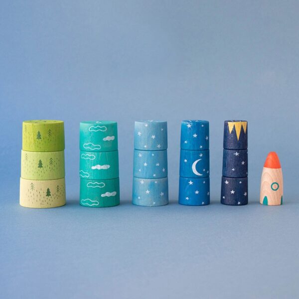 Set gioco Wooden Toy UP TO THE STAR Londji
