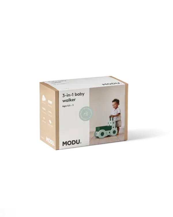 Carrellino 3-in-1 Baby Walker Mint-Forest MODU