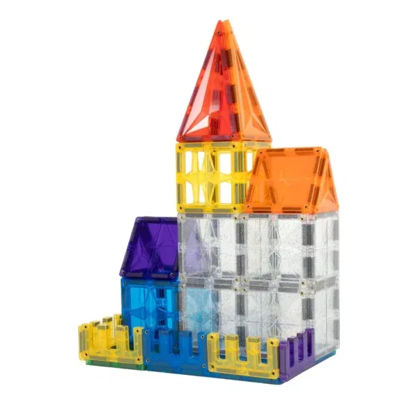 Cleverclixx costruzioni magnetiche Inventive Pack 110 pezzi + 15 tessere glitterate OMAGGIO