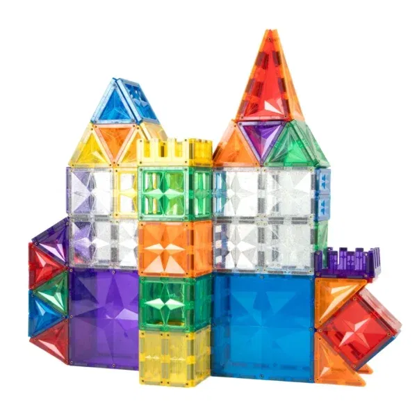 Cleverclixx costruzioni magnetiche Inventive Pack 110 pezzi + 15 tessere glitterate OMAGGIO