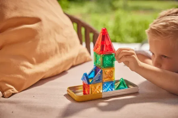 Cleverclixx costruzioni magnetiche Mini Tiles Pack 28 pezzi