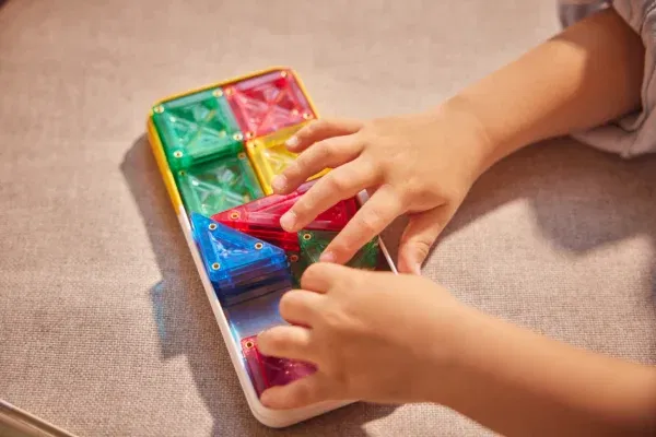 Cleverclixx costruzioni magnetiche Mini Tiles Pack 28 pezzi