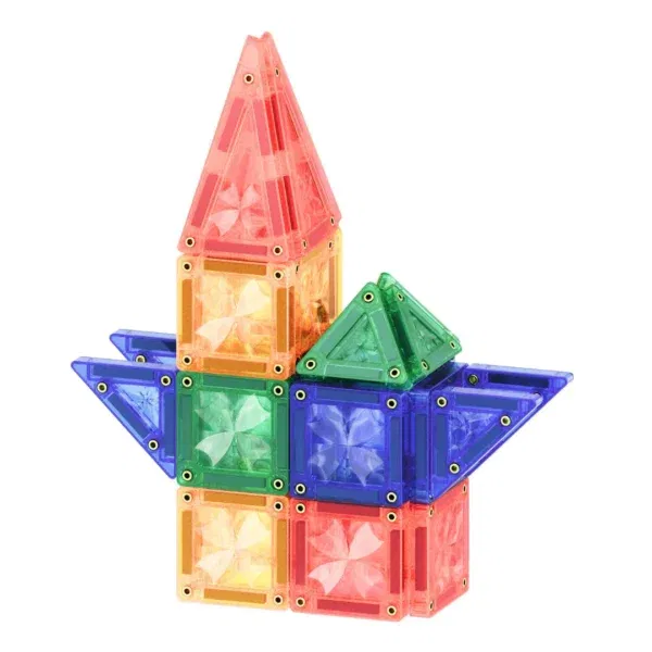 Cleverclixx costruzioni magnetiche Mini Tiles Pack 28 pezzi