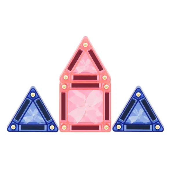 Cleverclixx costruzioni magnetiche Mini Tiles Pack Pastel 28 pezzi