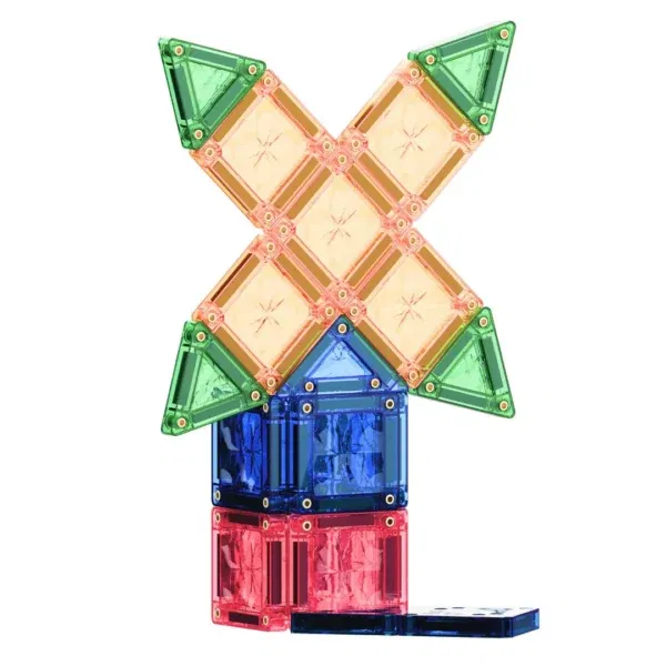 Cleverclixx costruzioni magnetiche Mini Tiles Pack Pastel 28 pezzi