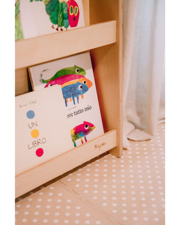 Libreria frontale Cloud Montessori legno