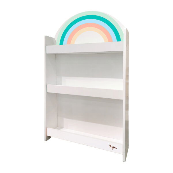 Libreria frontale Rainbow Montessori bianco