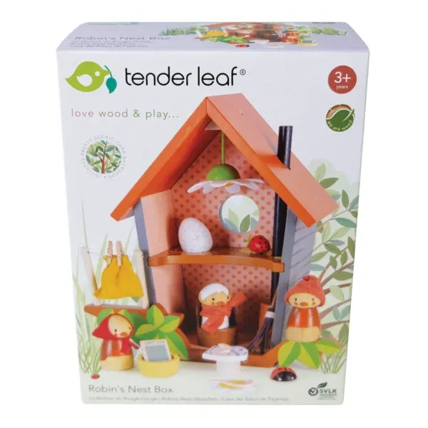 Mini mondo Robin's Nest Box Tender Leaf