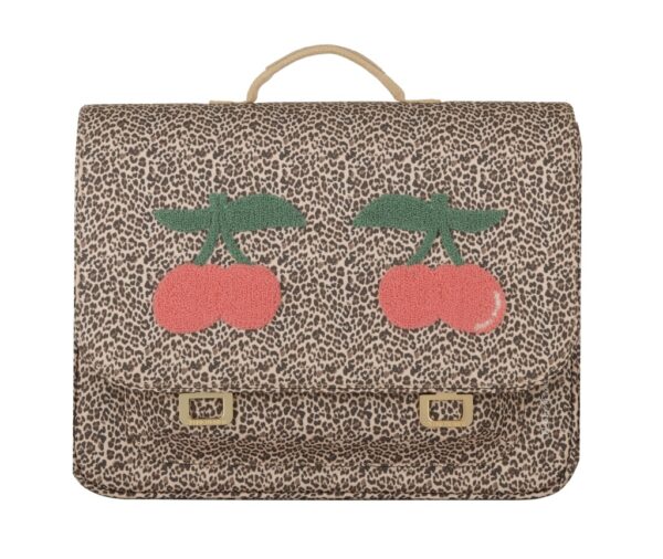 Zaino cartella MIDI Leopard Cherry JEUNE PREMIER