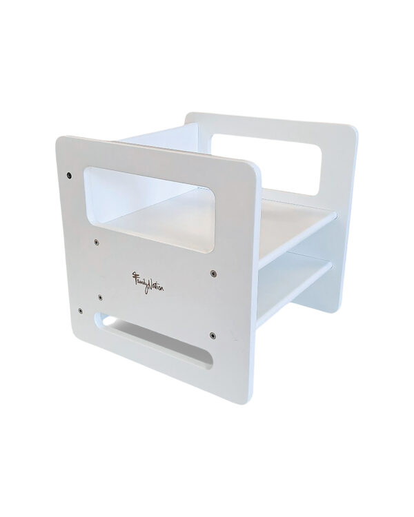 Set tavolo + sedia evolutiva Montessori bianco