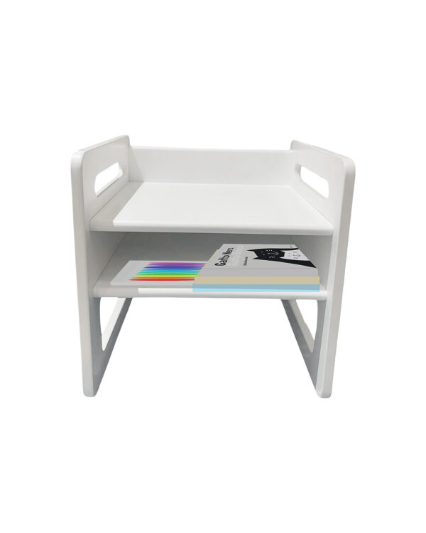 Set tavolo + sedia evolutiva Montessori bianco