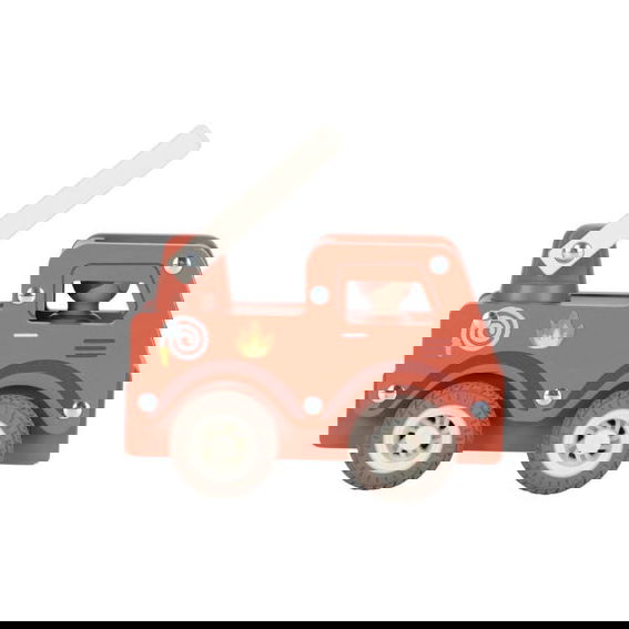 Automezzo Camion con pompieri con personaggi Little Dutch