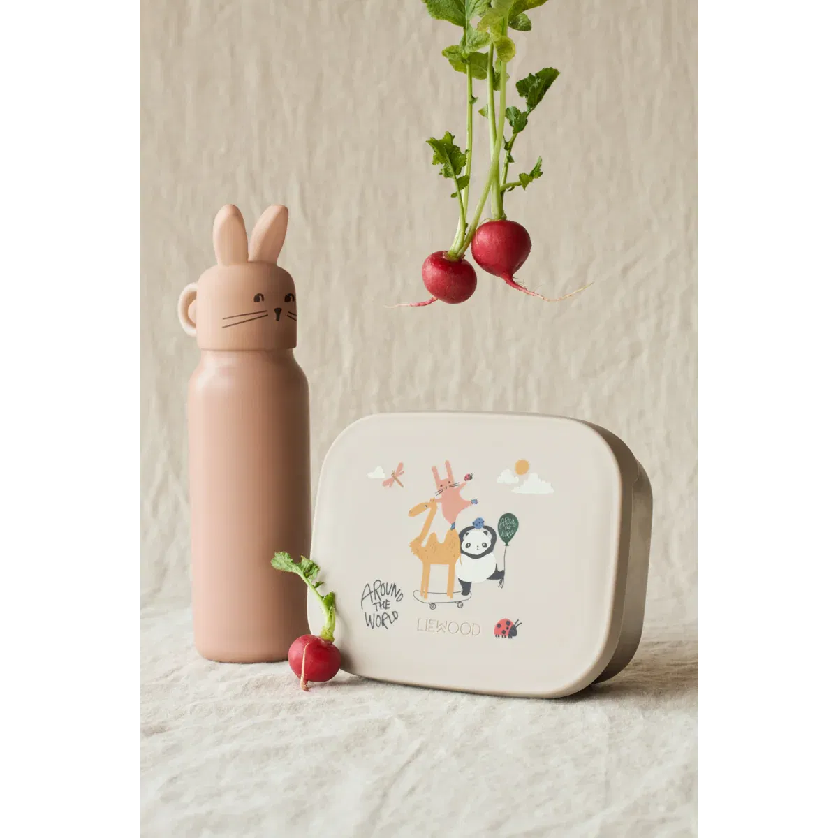 Porta merenda Arthur lunchbox Around the world LIEWOOD
